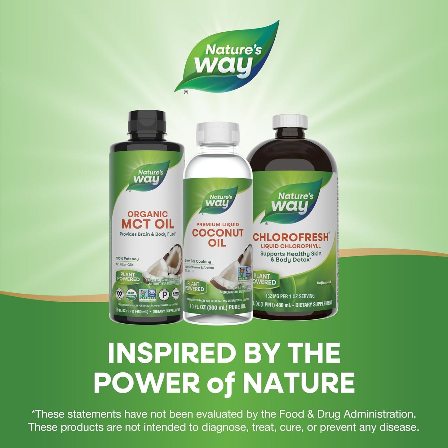 Nature'S Way Liquid Coconut Oil, Superior Flavor and Aroma, Hexane Free, Stays Liquid, Non-Gmo Project Verified, 10 Fl Oz (Packaging May Vary)