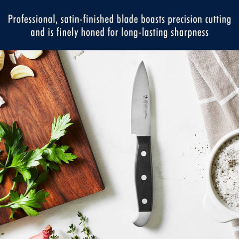 Image of HENCKELS Premium Quality 15-Piece Knife Set with Block, Razor-Sharp, German Engineered Knife Informed by over 100 Years of Masterful Knife Making, Lightweight and Strong, Dishwasher Safe