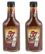 2 Pack Steak Sauce Heinz 57 with Lea & Perrins Worcestershire Sauce 10Oz Bottle