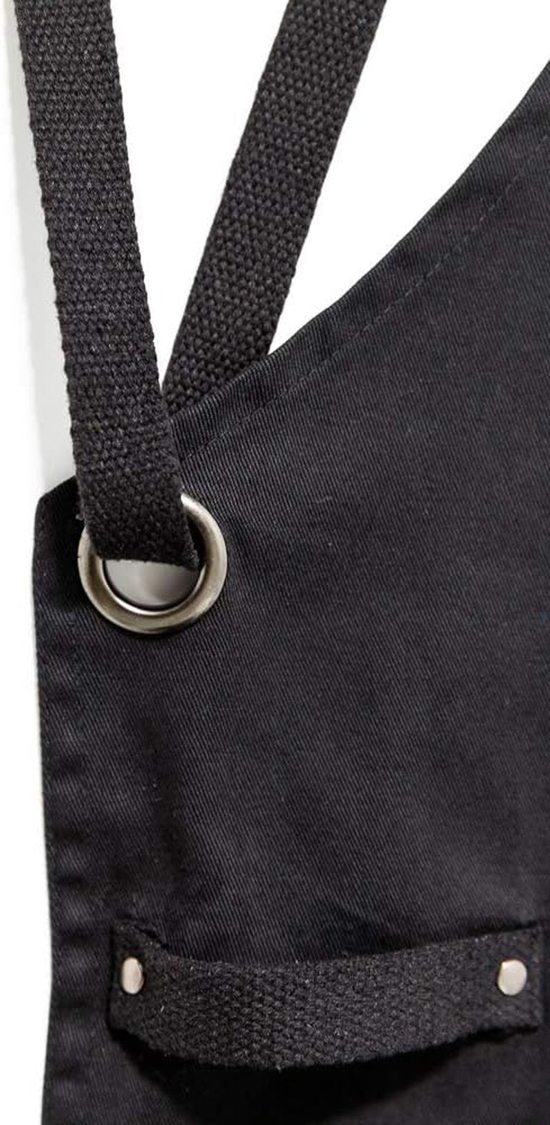 Jaycee Apron for BBQ, Grill, Chef, Hobby and Workshop, 5 Pockets, Cross-Back, 2 Tool/Towel Loops, 10 Oz Cotton, Great Gift