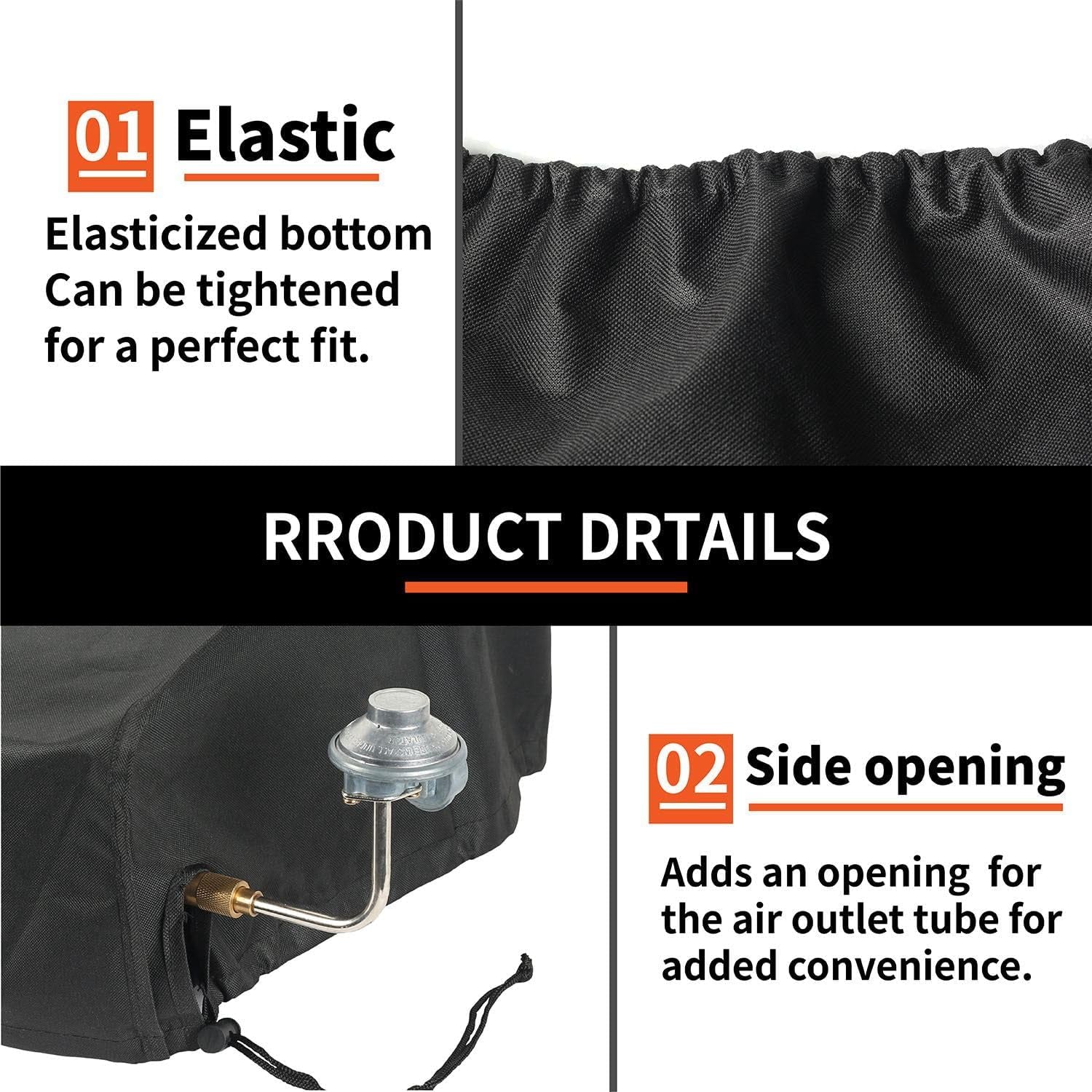 Blackstone 22" Griddle Cover - Water Resistant 600D Polyester Heavy Duty Flat Top Gas Grill Cover - Exclusively Fits Blackstone 22" Griddle Cooking Station