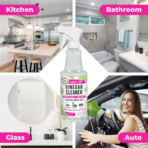 Image of Mighty Mint Vinegar Cleaner, All-Purpose Spray, Spearmint Scent, 16Oz
