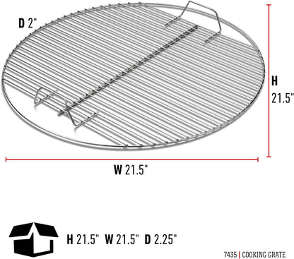 Weber Cooking Grate, Silver, 22.5''
