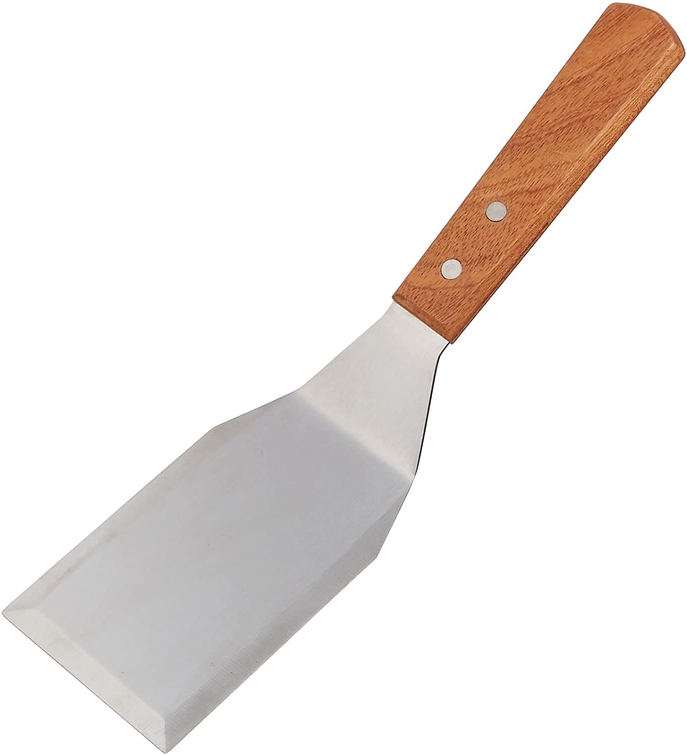 Winco TN719 Blade Hamburger Turner, 5"X 2.7/8", Medium, Stainless Steel, Brown