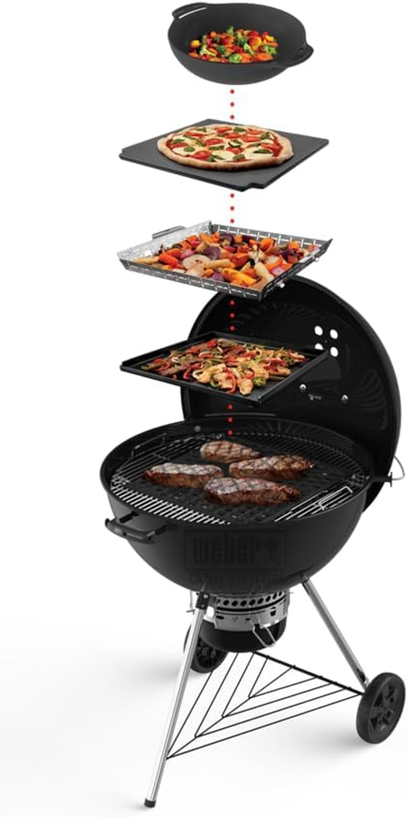 Weber Master-Touch Charcoal Grill 26-Inch, Black