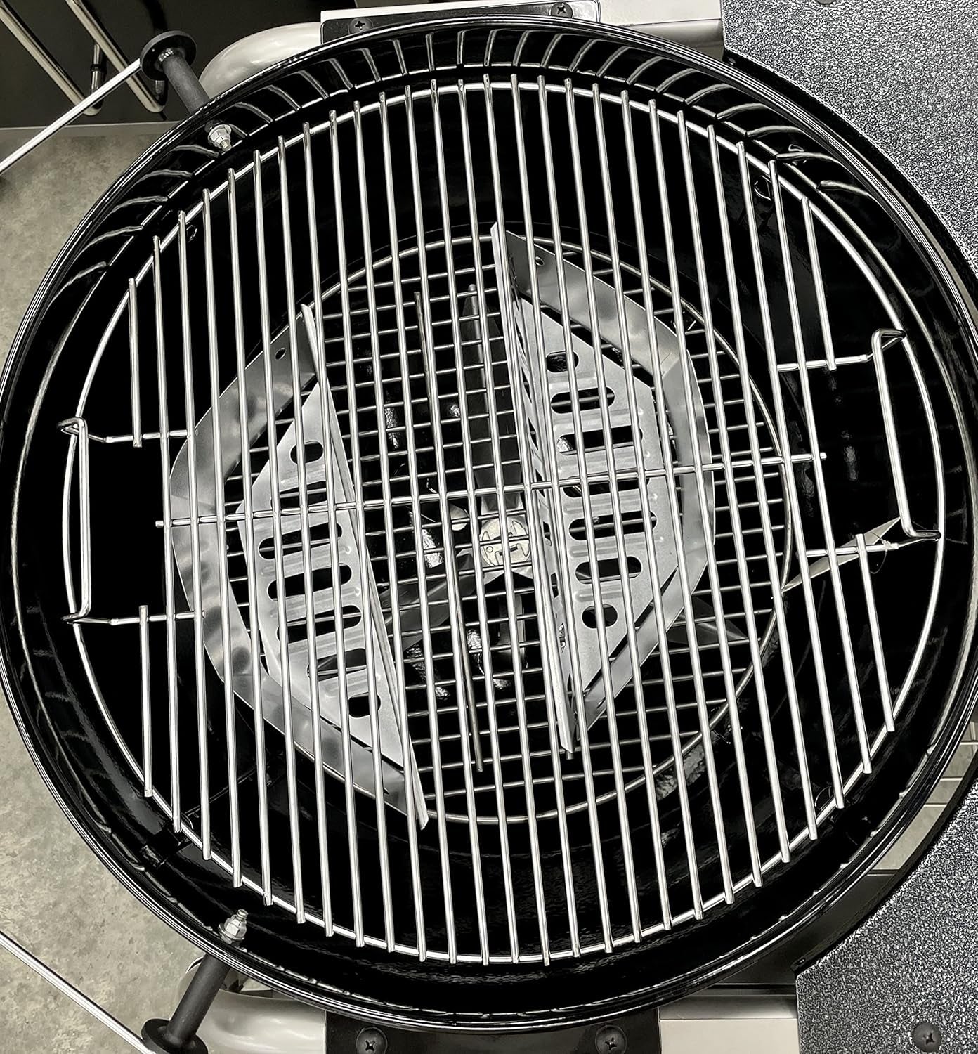 Aura Outdoor Products 22" Stainless Steel Upgraded Replacement Cooking Grate for Weber Kettle, Recteq Bullseye 22 Inches