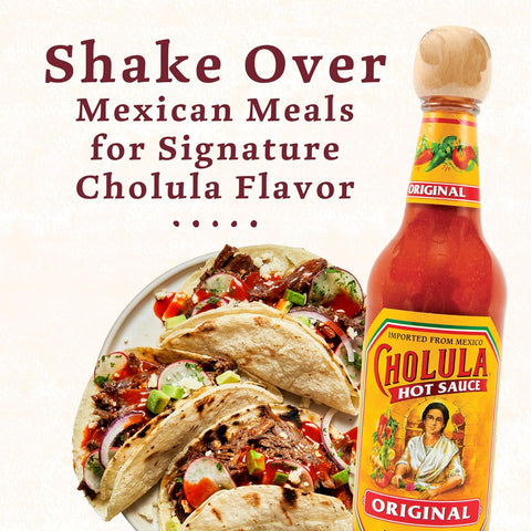 Image of Cholula Hot Sauce Variety Pack, Product of Mexico, Gift Set Includes Six 5 Fl Oz Signature Cholula Hot Sauces for Eggs, Pizza, Mexican Dishes, and More, 30 Fl Oz