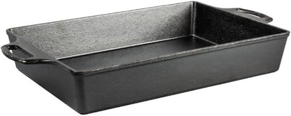 Lodge 9"X13" Cast Iron Casserole, Black