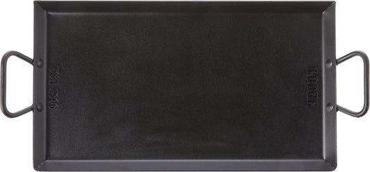 Lodge CRSGR18 Carbon Steel Griddle, Pre-Seasoned, 18-Inch