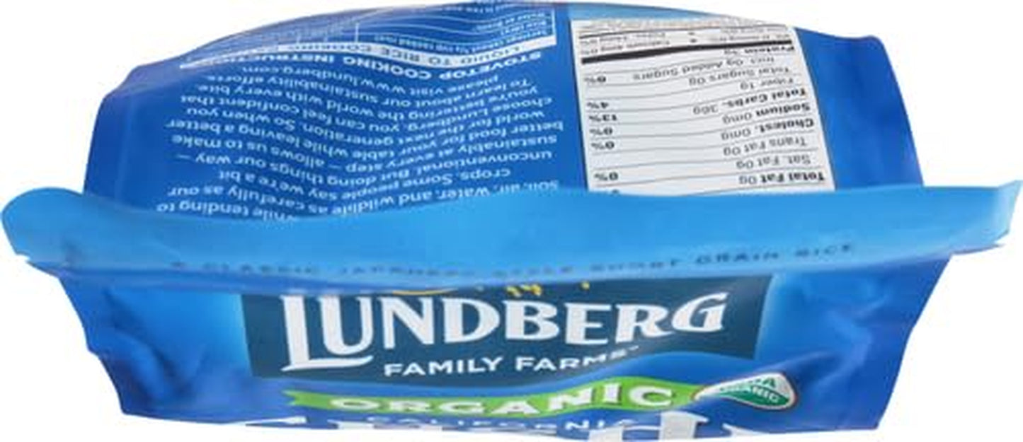 Lundberg Family Farms - Organic California Sushi Rice, Japanese Style Short Grain Rice, Perfectly Sticky, Pantry Staple, Non-Gmo, Gluten-Free, USDA Certified Organic, Vegan, Kosher (32 Oz) (Pack of 2)