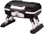 Cuisinart Petite Gourmet Portable Gas Grill, Compact & Lightweight Tabletop Small Grill for Bbqs, Camping, Tailgates & Small Spaces, 5,500 BTU Burner Folding with Carry Handles, Black