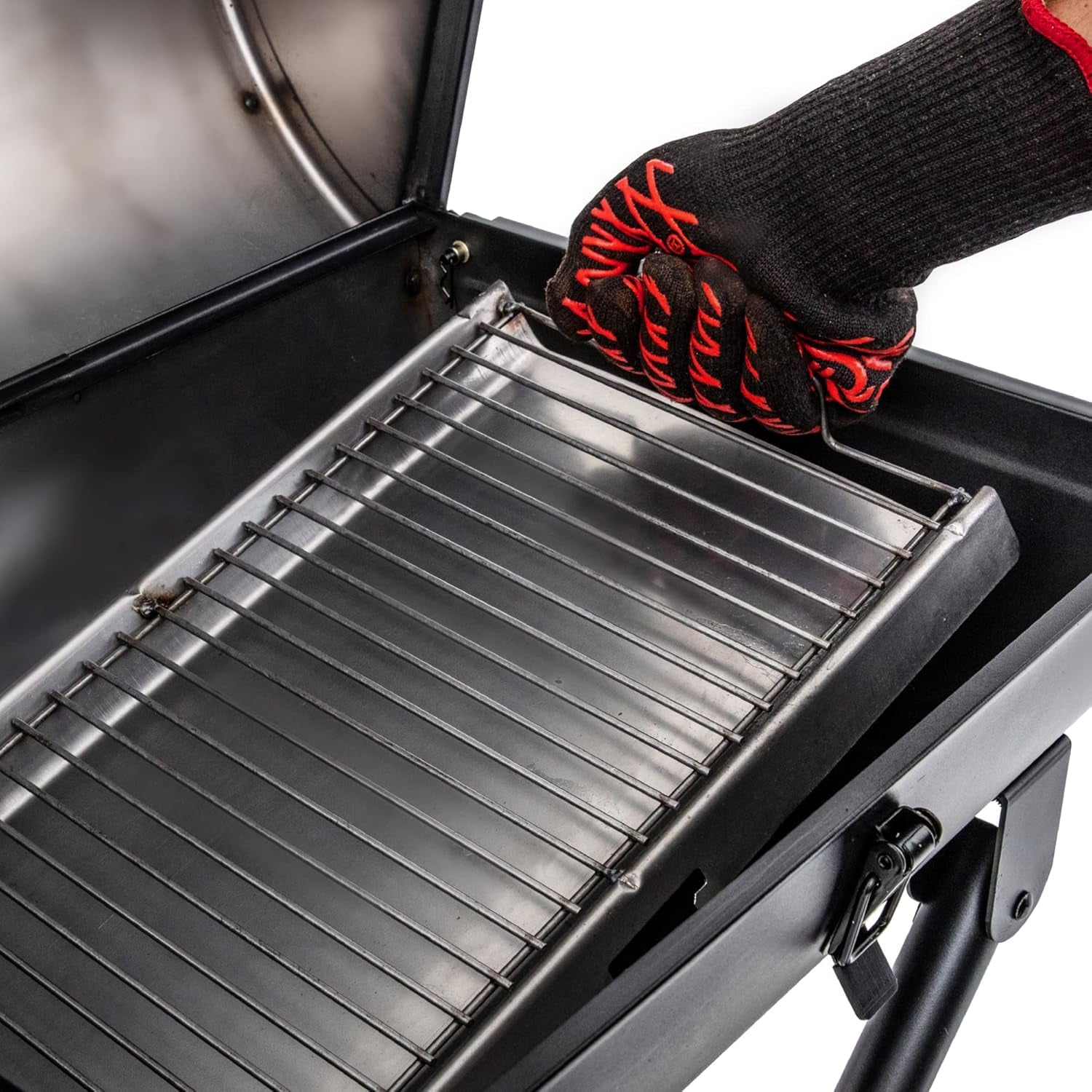 Char-Griller E1816 King-Griller Gambler Portable Charcoal Grill in Black