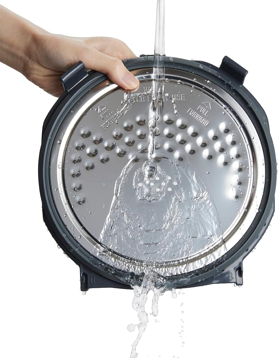 Zojirushi NW-QAC10 5.5-Cup Capacity Flat-Top Induction Cooker and Warmer with Custom Cooking Pan, Double Non-Stick Coating for Easy Clean-Up (Black)