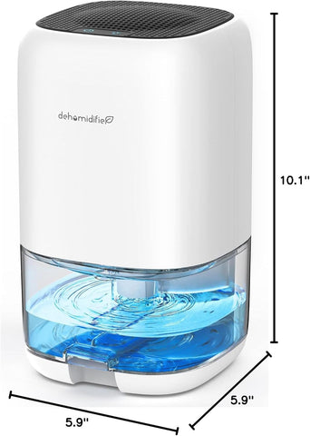 Image of Dehumidifier,Tabyik 35 OZ Small Dehumidifiers for Room for Home, Quiet with Auto Shut Off, Dehumidifiers for Bedroom (280 Sq. Ft), Bathroom, RV, Closet