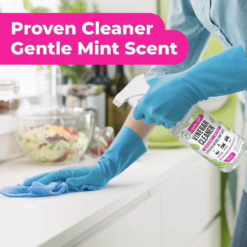 Image of Mighty Mint Vinegar Cleaner, All-Purpose Spray, Spearmint Scent, 16Oz