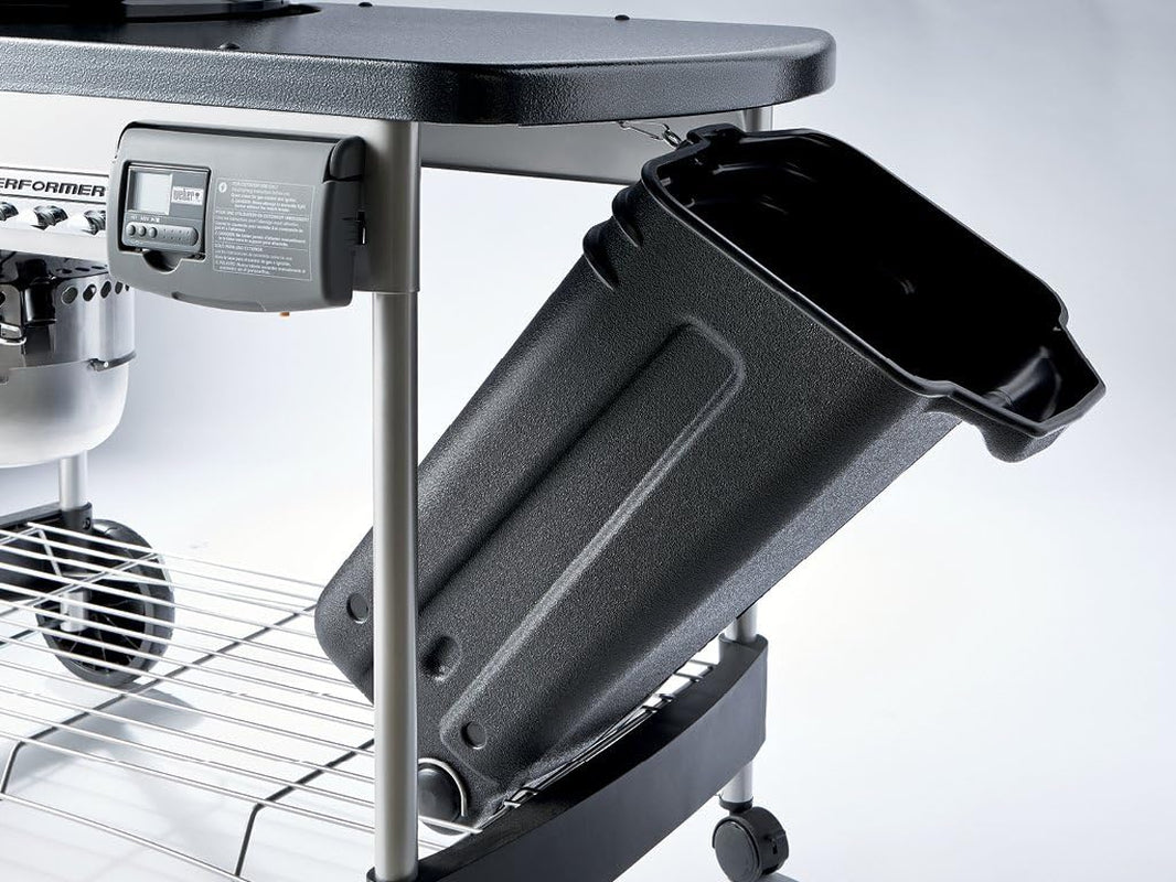 Weber Performer Deluxe Charcoal Grill, 22-Inch, Touch-N-Go Gas Ignition System, Black