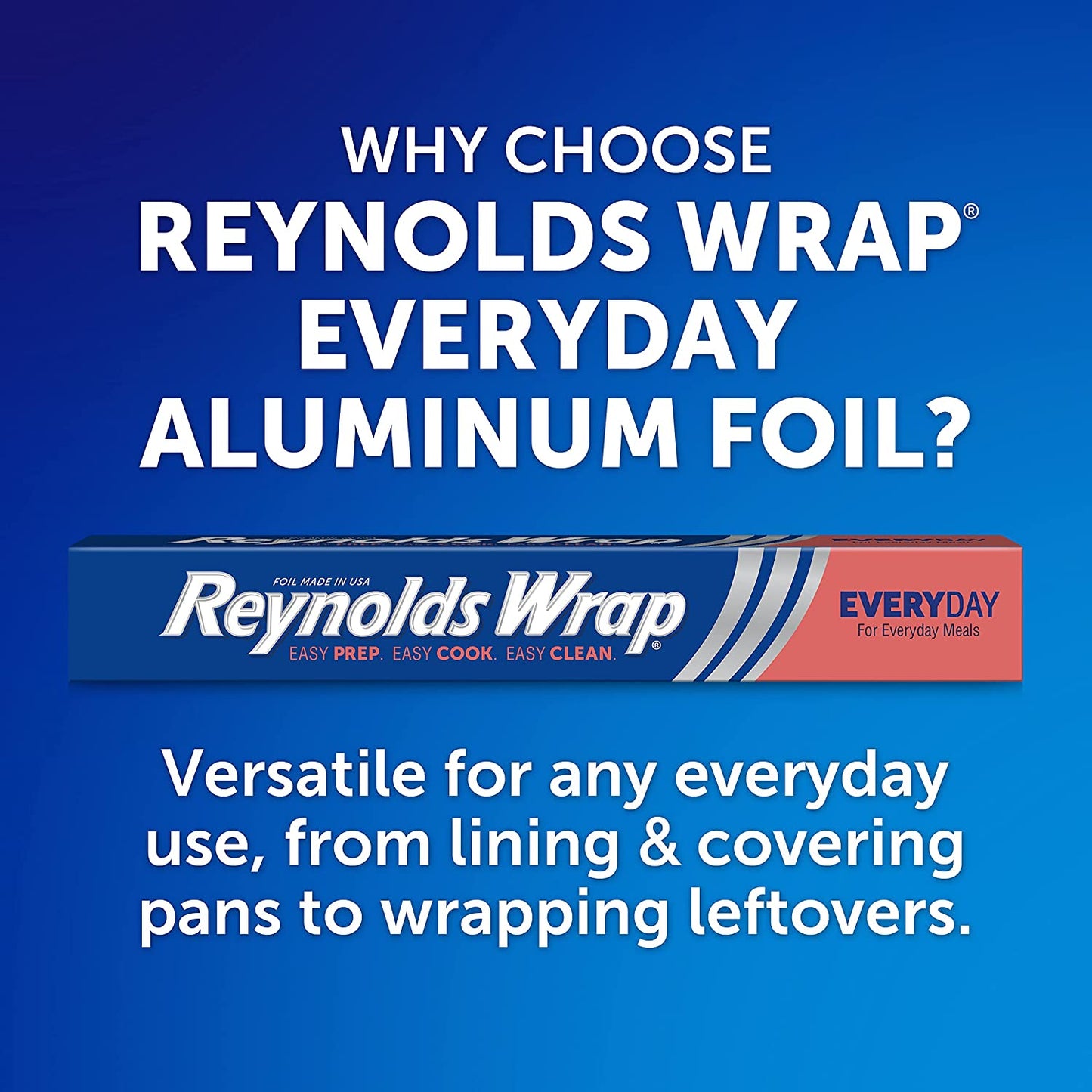 Reynolds Wrap Everyday Strength Aluminum Foil, 200 Square Feet
