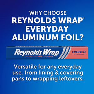 Reynolds Wrap Everyday Strength Aluminum Foil, 200 Square Feet