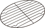 Fox Run - 57213 Fox Run Non-Stick Oval Roasting/Cooling Rack, 11.25 X 8.25 X 0.5 Inches, Metallic
