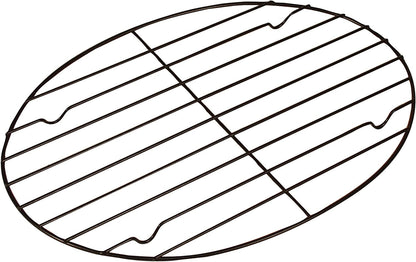 Fox Run - 57213 Fox Run Non-Stick Oval Roasting/Cooling Rack, 11.25 X 8.25 X 0.5 Inches, Metallic