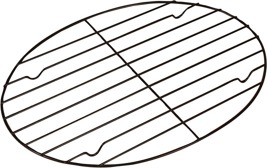 Fox Run - 57213 Fox Run Non-Stick Oval Roasting/Cooling Rack, 11.25 X 8.25 X 0.5 Inches, Metallic