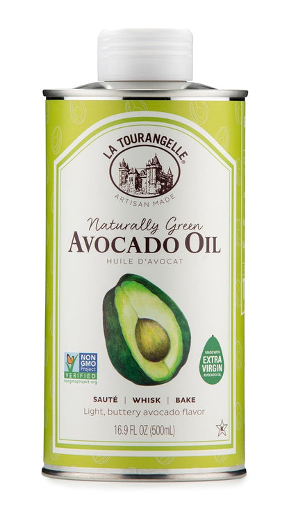 La Tourangelle, Avocado Oil, Handcrafted from Premium Avocados, Great for Cooking, as Butter Substitute, and for Skin and Hair, 16.9 Fl Oz