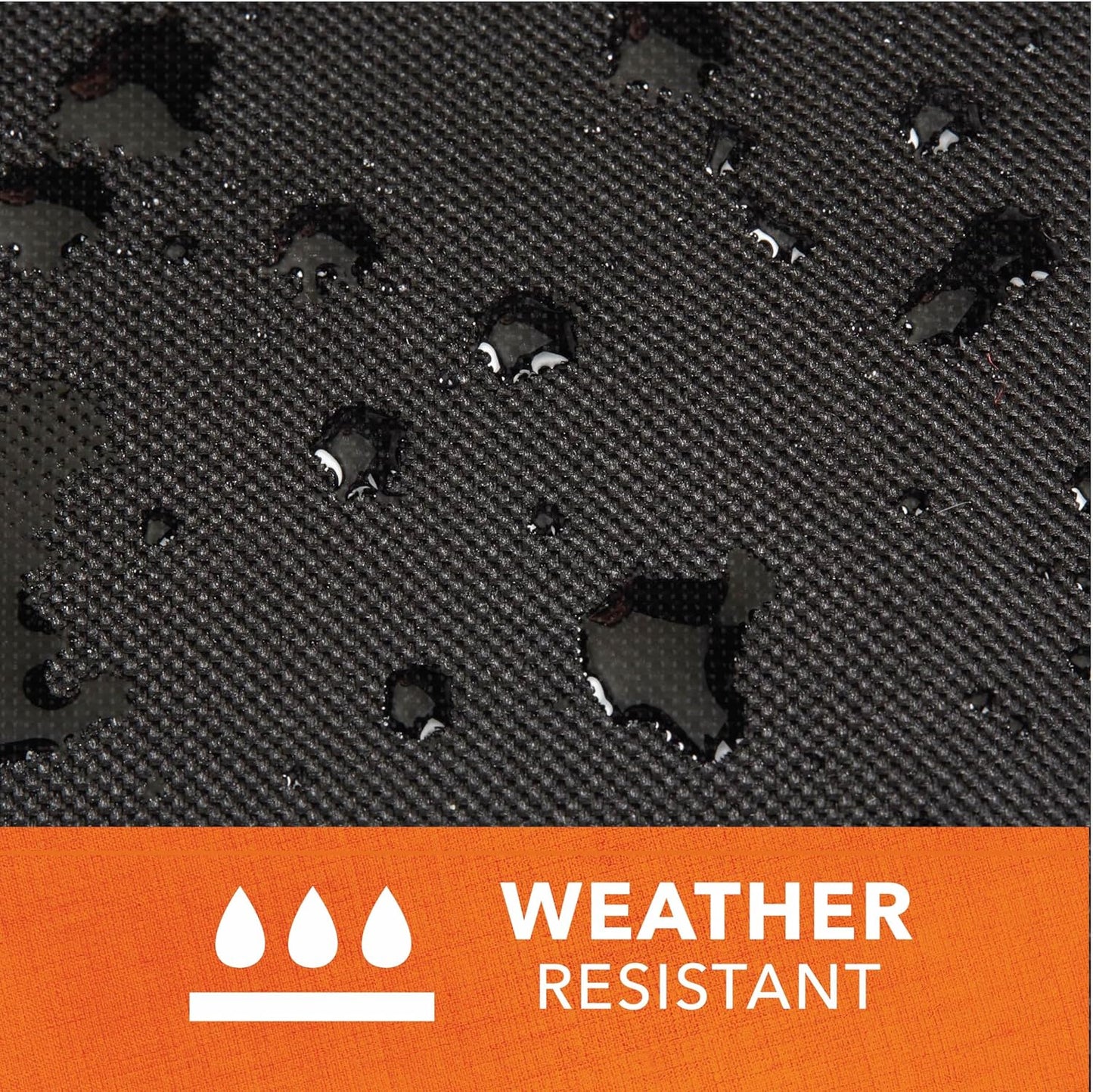 Modern Leisure 2974 Basics Walk-A-Bout Charcoal Grill Cover (21.5 L X 21.5 D X 14.5 H Inches) Water-Resistant, Black