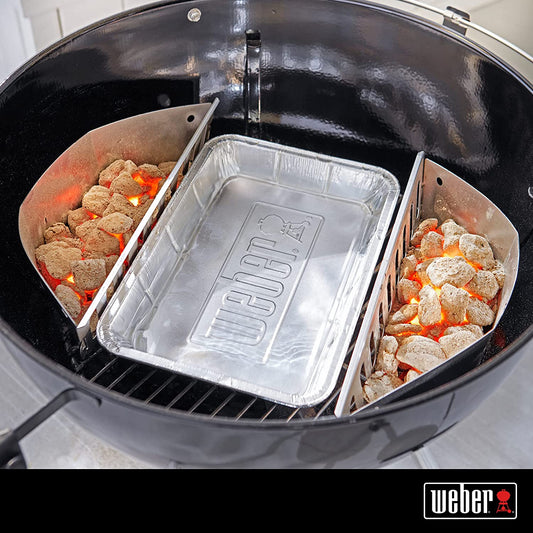 Weber Aluminum Drip Pans, 7.5 X 5 Inch, Set of 10