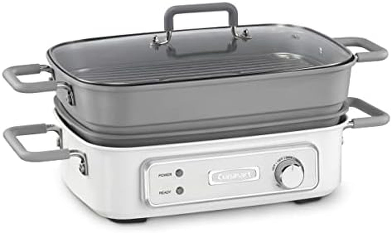 Cuisinart GR-MC3CB STACK5 Multifunctional Grill with Glass Lid
