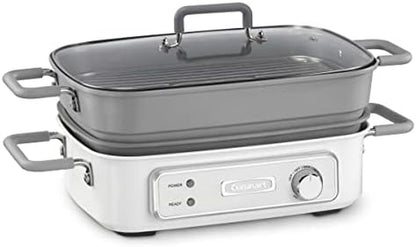 Cuisinart GR-MC3CB STACK5 Multifunctional Grill with Glass Lid