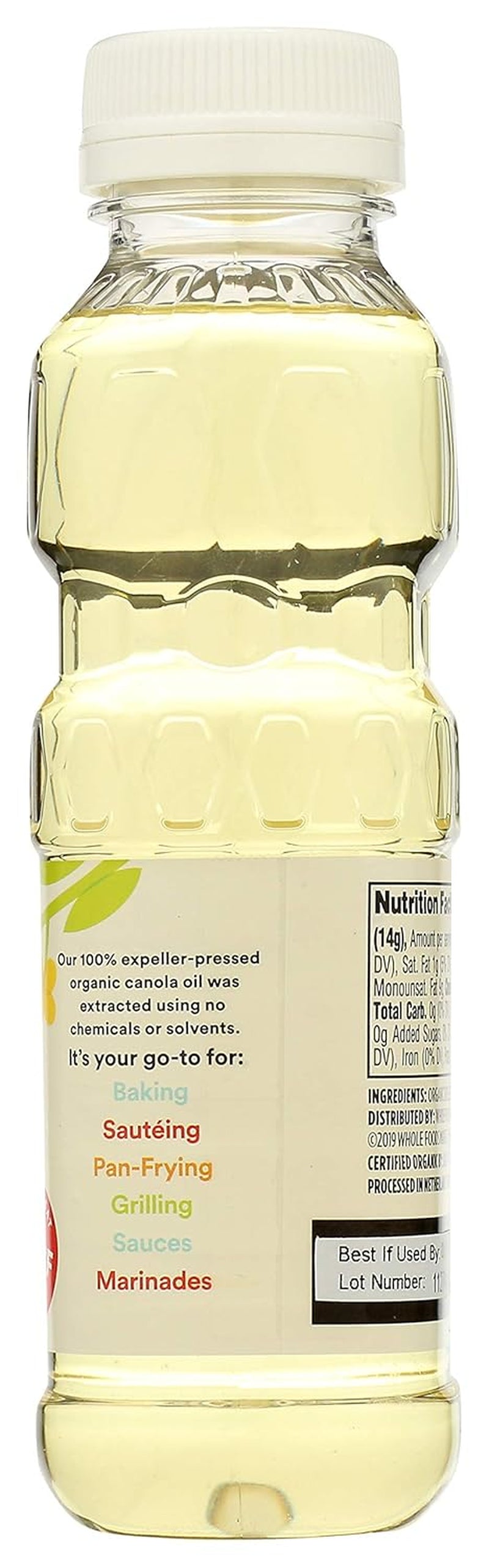 365 by Whole Foods Market, Organic Canola Cooking Oil, 16 Fl Oz