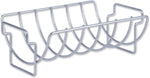 RSVP International Kitchen Roasting Pan Collection Durable Dishwasher Safe Stainless Steel, Reversible Rib/Roast Rack, 15.75X9.75X5.25"