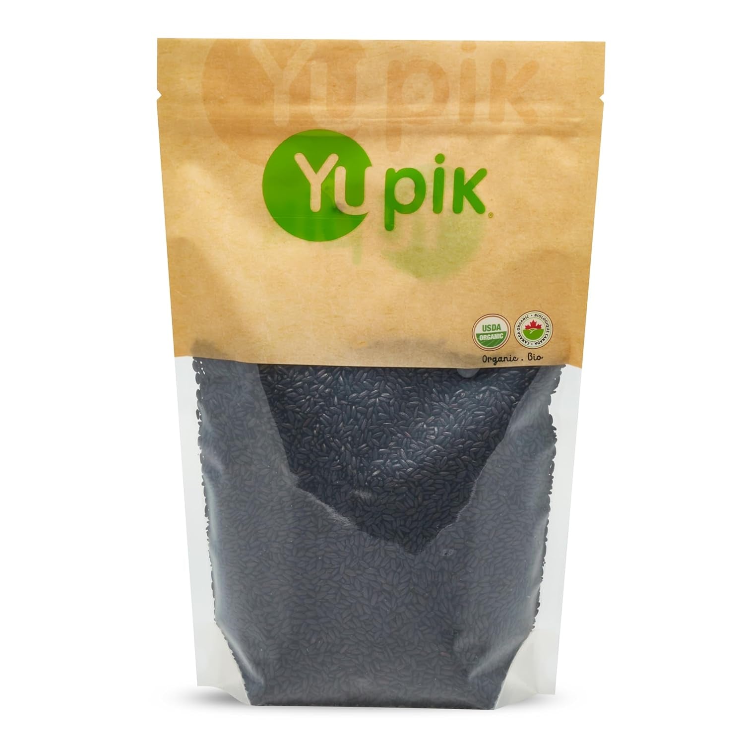 Yupik Organic Ancient Black Rice, 2.2 Lb (35.2 Oz), USDA Certified, Kosher, Gluten-Free, Whole Grain, Ideal for Cooking, Side Dishes, and Salads