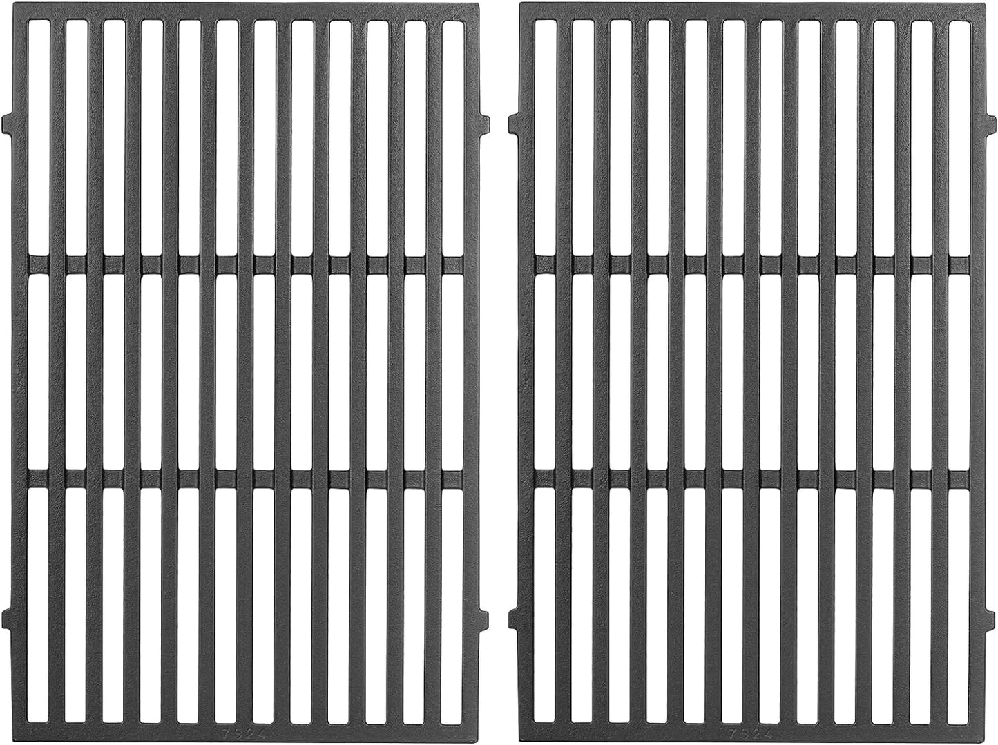 7638 17.5" Grates Replacement for Weber Spirit I & II 300 Series, Spirit 700, Genesis 1000-3500, Spirit E/S-310, E/S-320, E/S-330, Genesis Silver Gold Platinum B/C,Weber 900, Replaces for 7639
