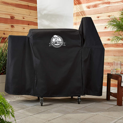 Image of Pit Boss Grills 73821 Pit Boss Deluxe and 820 Pro Series Pellet Grill Cover, PB820D, Black