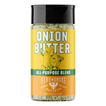 Fire & Smoke Society Onion Butter All Purpose Seasoning | BBQ Rubs for Smoking and Grilling | Steak, Grilled Chicken, Pork, Burgers | Onions, Green Herbs, White Pepper | M 6 Oz