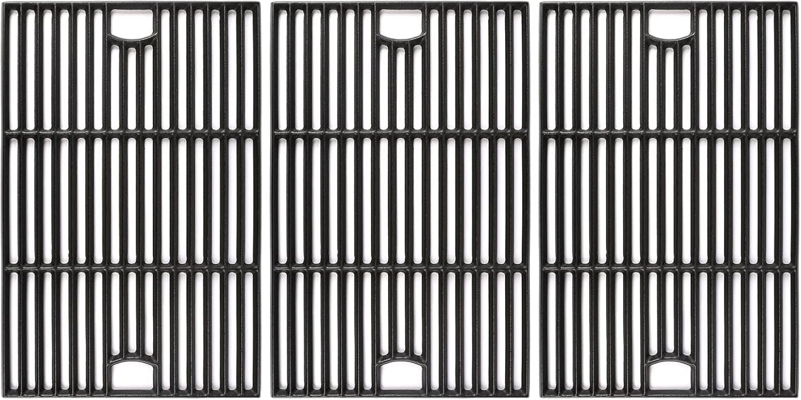 Hisencn 17 Inch Grill Cooking Grates for Homedepot Nexgrill 720-0896 720-0896B 720-0896C 720-0896CP 720-0896E, Cast Iron Grate Grill Grid Replacement Parts for Nexgrill 720-0898 720-0898A, 3 Pack