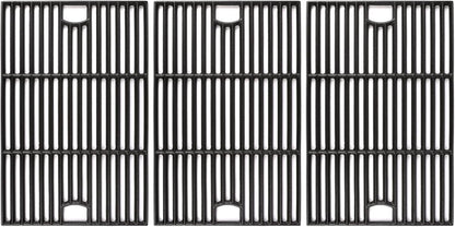 Hisencn 17 Inch Grill Cooking Grates for Homedepot Nexgrill 720-0896 720-0896B 720-0896C 720-0896CP 720-0896E, Cast Iron Grate Grill Grid Replacement Parts for Nexgrill 720-0898 720-0898A, 3 Pack