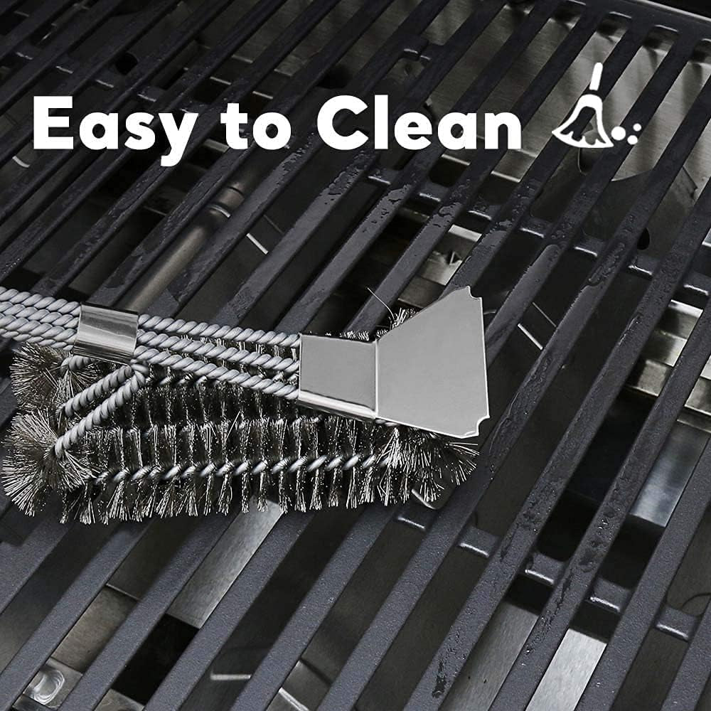 Grill Grates for Nexgrill Replacement Parts 5 Burner 720-0888N 720-0888,17 Inch Cast Iron Cooking Grate Replacement for Nexgrill 4 Burner 720-0830H 720-0830X 720-0888S 720-0783W for Nexgrill 5 Burner