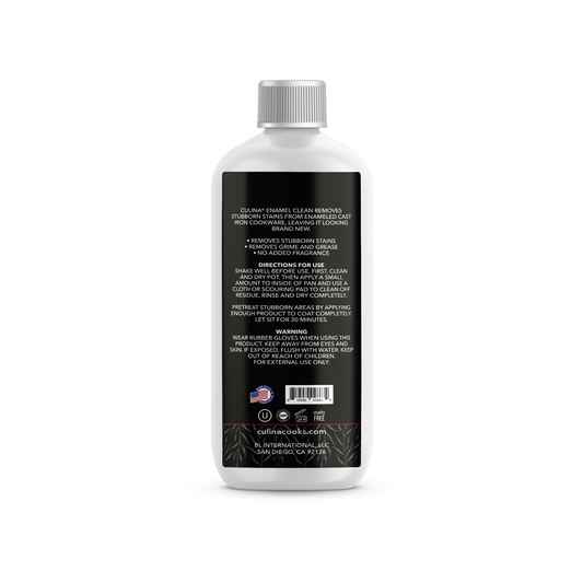 Culina Enamel Clean |  Kosher OU Certified | 12 oz | Made in USA - Livananatural