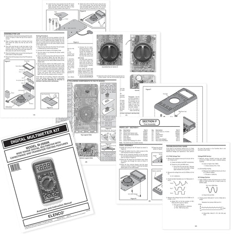 Image of Elenco - Deluxe Full Function Digital Multimeter Kit [ M-2666K ]