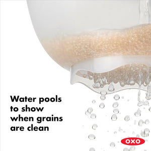 OXO Good Grips Rice & Small Grains Washing Colander, 15.4 X 23.3 X 13.9 Cm