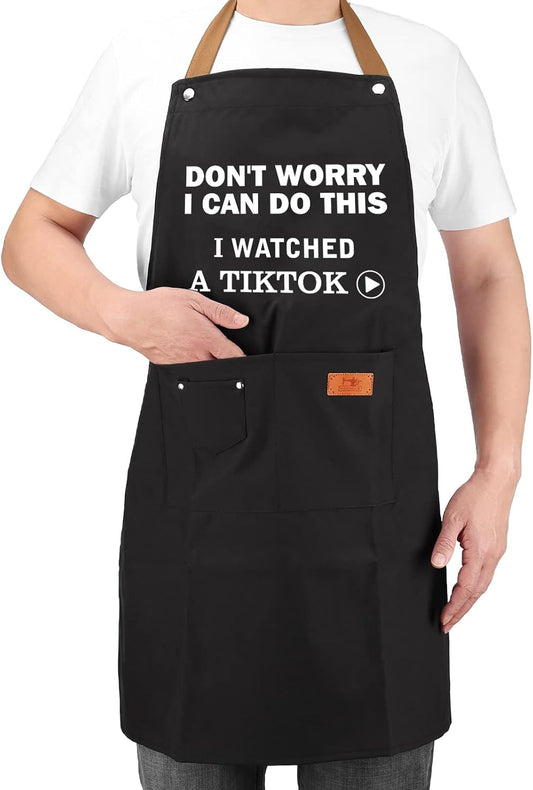 Gifts for Dad, Mom, Father'S Day Gifts for Husband from Wife, Cooking Aprons, Anniversary Mens Gift, Women, Dad Birthday Gift, Father Presents from Daughter Son, Chef Aprons for Boyfriend