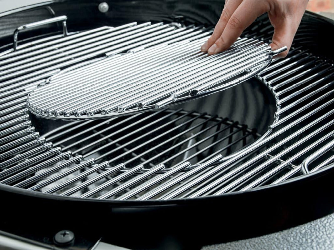 Weber Performer Deluxe Charcoal Grill, 22-Inch, Touch-N-Go Gas Ignition System, Black