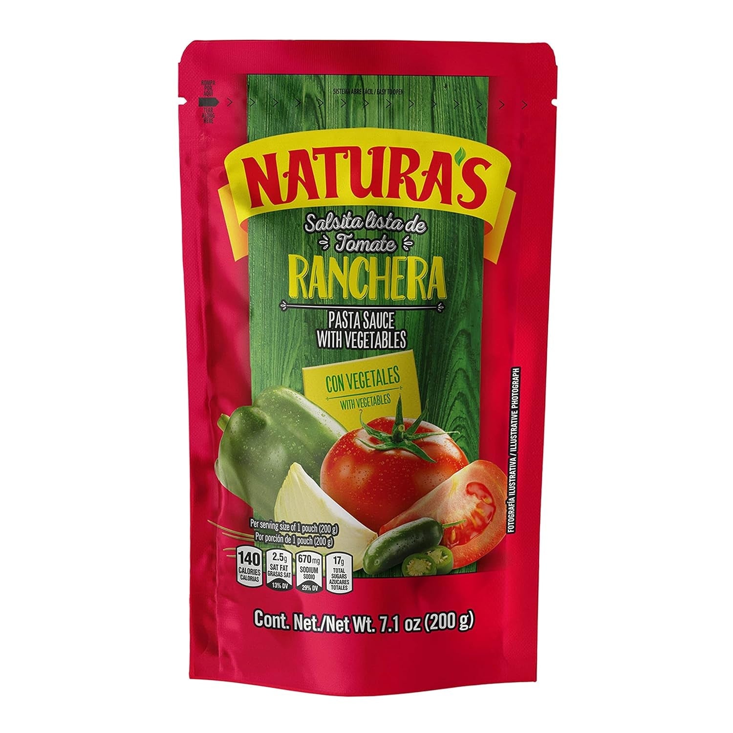 Natura'S Salsa Ranchera, 7.1Oz. Pouch (Pack of 3)