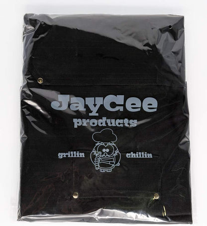 Jaycee Apron for BBQ, Grill, Chef, Hobby and Workshop, 5 Pockets, Cross-Back, 2 Tool/Towel Loops, 10 Oz Cotton, Great Gift