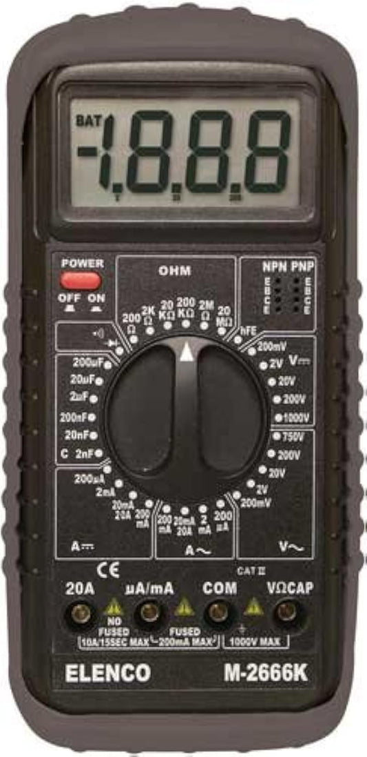 Elenco - Deluxe Full Function Digital Multimeter Kit [ M-2666K ]