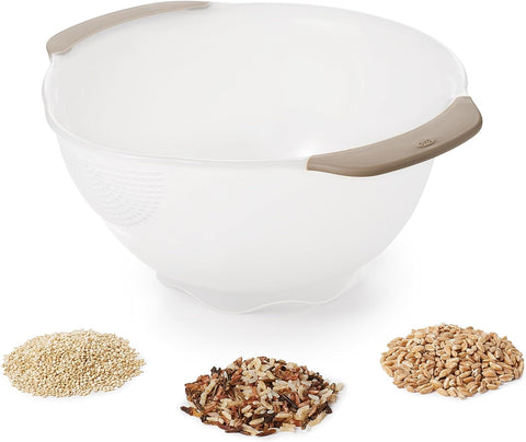 Image of OXO Good Grips Rice & Small Grains Washing Colander, 15.4 X 23.3 X 13.9 Cm