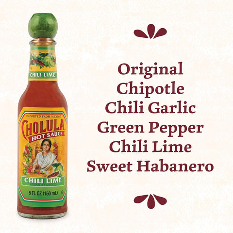 Image of Cholula Hot Sauce Variety Pack, Product of Mexico, Gift Set Includes Six 5 Fl Oz Signature Cholula Hot Sauces for Eggs, Pizza, Mexican Dishes, and More, 30 Fl Oz