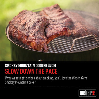 Weber 14-Inch Smokey Mountain Cooker, Charcoal Smoker